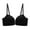 Black, variant on Kaemgyyd Seamless Bras for Women Front Closure Adjustable Spaghetti Strap Sport Bra Fashion Full Coverage T-Shirt Bras for Yoga