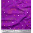 thumbnail image 1 of Soimoi Cotton Poplin Fabric Paisley & Jamdani Decor Fabric Printed Yard 42 Inch Wide, 1 of 2
