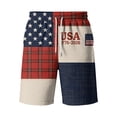 thumbnail image 5 of 4th of July Shorts for Men - 250th Anniversary Patriotic Print Shorts, Stars and Stripes Casual Summer Beach Holiday Shorts S, 5 of 6