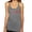 Premium Heather, variant on Dog Heartbeat | Paw Print EKG Lifeline | Veterinarian Vet Tech Dog Lover Tri-Blend Racerback Tank Top, Purple Rush, Large