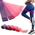 thumbnail image 2 of ZAXARRA 5 Pcs Fitness Resistance Band Power Gym Exercise Workout Yoga Pilates, 2 of 9