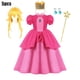 thumbnail image 3 of Disfraz de princesa de melocotón para mujer, vestido de princesa bella para fiesta de Halloween, vestido de cumpleaños para madre e hijos, fiesta de Carnaval, 3 of 5