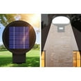 thumbnail image 4 of Luz de pared inteligente Dusk to Dawn Sensor de movimiento Lámpara de inundación con energía solar 3 modos de iluminación para pasa blanco Sunnimix Luz de la calle, 4 of 8