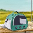 thumbnail image 2 of Portable Breathable Pet Carrier 9x8x7.5 Inch Backpack for Small Birds Parrots Hamsters Vet Visit with Shoulder Strap, 2 of 6