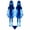 A003- Style C, variant on Outdoor Halloween Decorations Yard, 16 Inch Halloween Ghost Decor Glow in The Dark Scary Outdoor Halloween Decorations Spooky Blue Halloween Lawn Sign for Outside Garden Display,