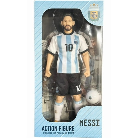 Sockers Messi Argentina Action Figure, 12 in, PVC, 3 Star WC
