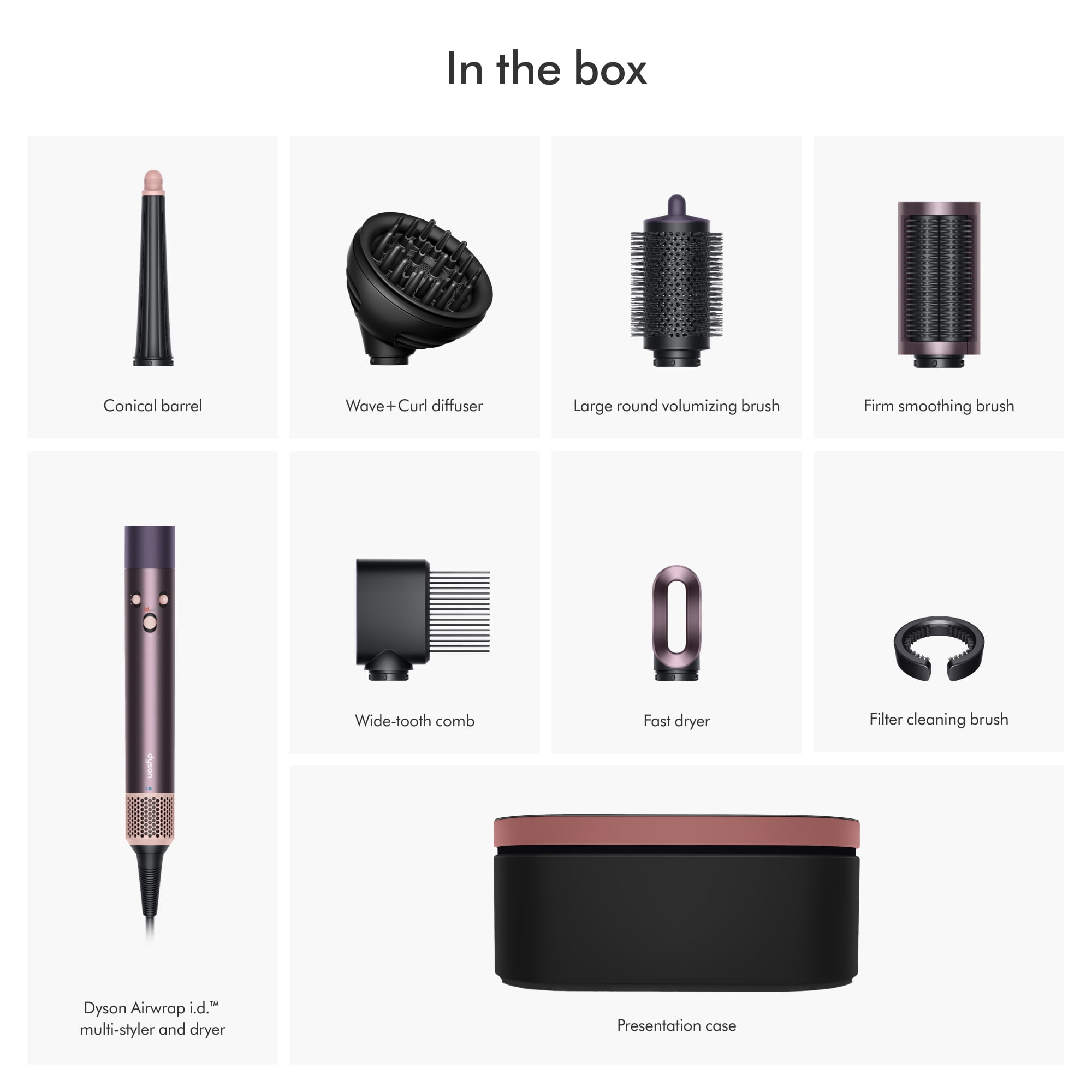 Premium Dyson Airwrap i.d.™ multi-styler Curly+Coily | Jasper Plum