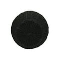 thumbnail image 6 of Household Essentials Handwoven Paper Rope Barrel Wicker Storage Basket Side Table, Black, 6 of 8