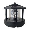 thumbnail image 1 of Faro LED con energía solar, lámpara, estatua impermeable, luces giratorias para decoración al aire libre de jardín, negro, 1 of 5