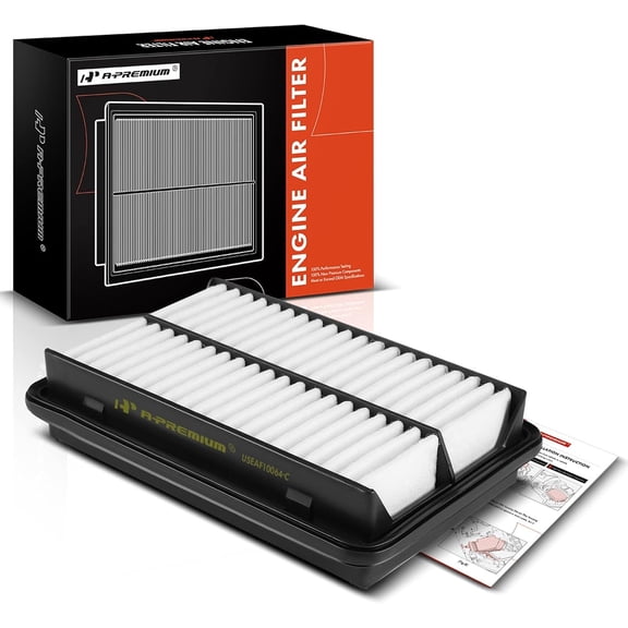 A-Premium Engine Air Filter Compatible with Suzuki Aerio 2003 2.0L, 2004-2007 2.3L, Replace# 1378054G10, 1378054G10000