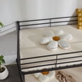 thumbnail image 2 of UBesGoo Low Bunk Bed, Junior Bed Frame for Kids, No Box Spring Needed, Black, 2 of 8