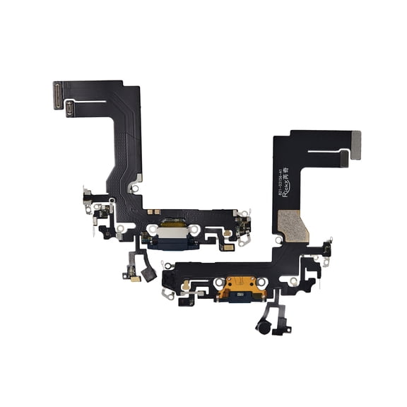 Replacement Charging Port Flex Cable Compatible For iPhone 13 Mini (Aftermarket Plus) (Blue)