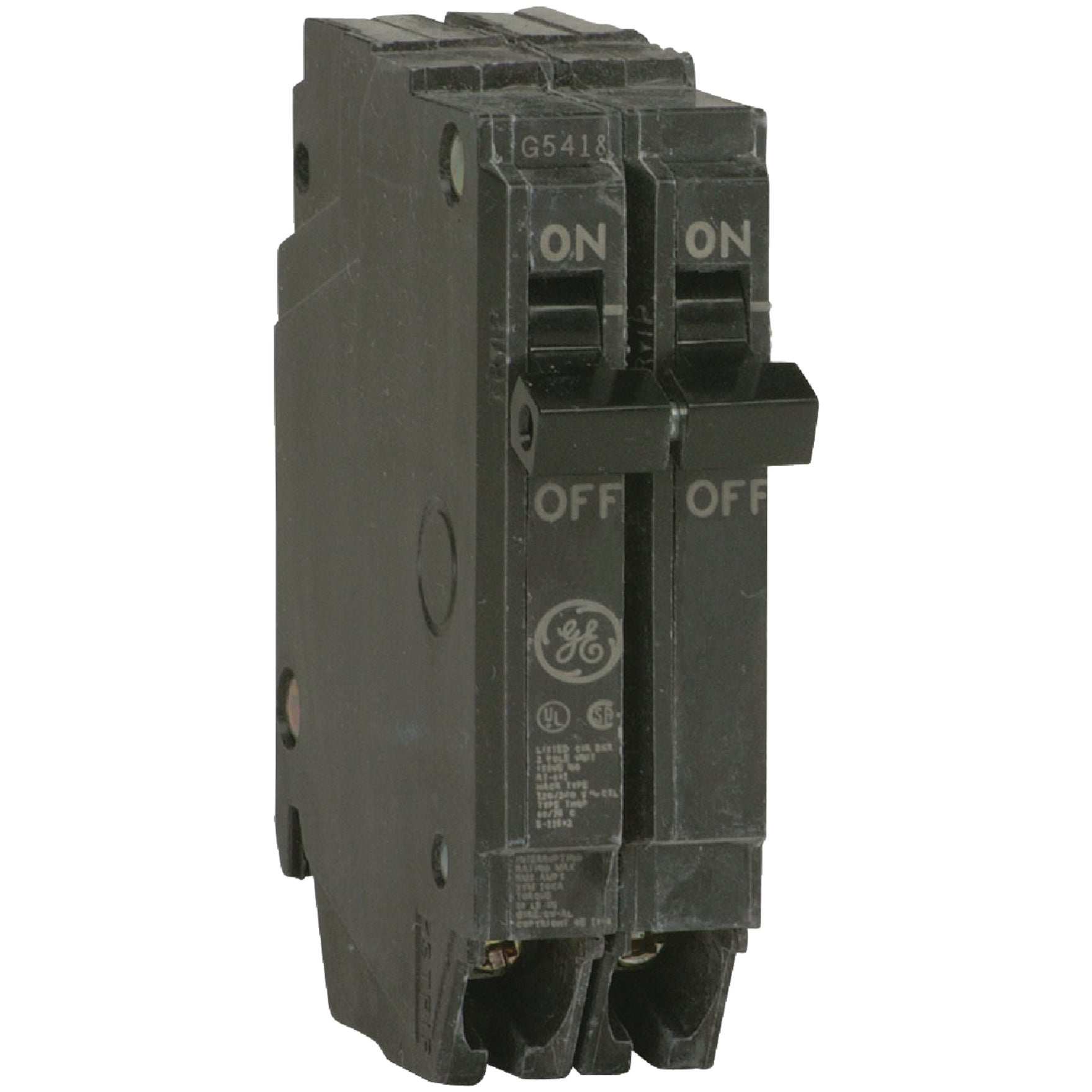 GE THQP220 QLine 20 Amp 1 in. DoublePole Circuit Breaker