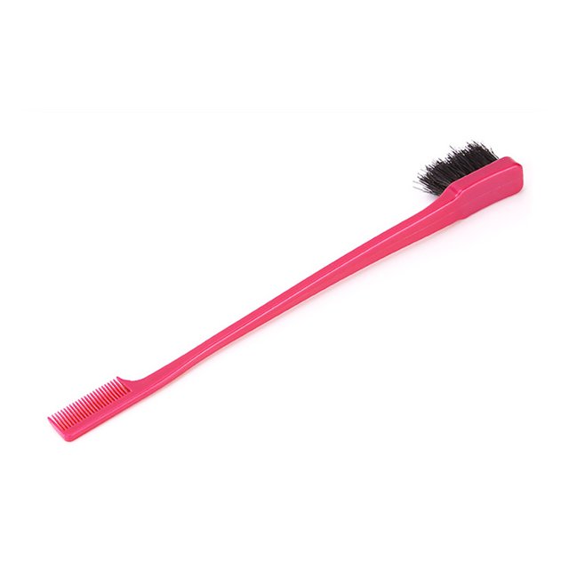 Seitruly Pincel para cejas Morado oscuro Base de puntas Delineador de ojos Aplicación multicolor Rostros Sombra de ojos Herramienta de maquillaje Cuidado del cabello Rosado Seitruly CE012423-02