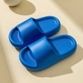 thumbnail image 2 of TOWED22 Kids Boys Girls Slides Sandals Comfort Non-Slip Beach Pool Shower Shoes Indoor Outdoor (Little Kid/Big Kid)(Blue,11), 2 of 9