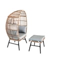 thumbnail image 6 of 2-Person Egg Chair with Strong Elasticity Wicker / Ideal for Garden Relax, 6 of 7