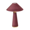 thumbnail image 3 of Graham Burgundy Velvet Table Lamp, 3 of 3