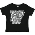 thumbnail image 3 of Inktastic Arkansas Silhouette Mandala Boys or Girls Toddler T-Shirt, 3 of 5