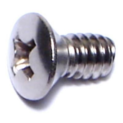 

#10-24 x 3/8 18-8 Stainless Phillips Oval Machine Screws MSOSS-133 (100 pcs.)