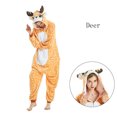 thumbnail image 3 of Mono de dibujos animados de zorro y tigre para mujer, pijama Kigurumi, Cosplay de animales, ropa de dormir de una pieza, monos para niños, Navidad y Halloween, 3 of 5