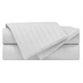 thumbnail image 2 of Splendid Collections Bed Sheet Set - 4 Piece Full Stripe White Sheets - Super Soft Microfiber 1800 Bedding - Fits Mattress up to 15 Inches - Easy Fit and Wrinkle, Fade, Stain Resistant, 2 of 4