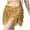 Yellow, variant on IROINNID Mini Elastic Waist Skirt For Women Hip Scarf Sequined Tassel Waist Scarf Adult Female Belly Dance Solid Color Skirt