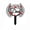 #A02-DAD, variant on Memorial Grave Markers Heart Memorial Plaque Stake Large Cemetery Decorations for Grave Miss You Memorial Metal Grave Markers for Mom Dad Cemetery Outdoors Yard Garden