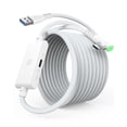 thumbnail image 1 of Cable VR Link INIU Premium de 16 pies con carga USB 3.0 blanco, 1 of 7