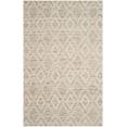 thumbnail image 2 of SAFAVIEH Marbella Alicia Geometric Diamonds Wool Area Rug, Light Brown/Ivory, 6' Square, 2 of 7
