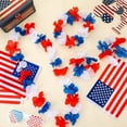 thumbnail image 7 of Topboutique 24 Pcs Red White and Blue Flower Leis Patriotic Leis 4th of July Decorations Garlands Hawaiian Luau Flower Necklaces Bulk for Memorial Day, Independence Day Decorations Party Favors, 7 of 7