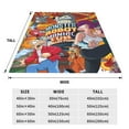 thumbnail image 6 of Futurama Cartoon Printing Throw Blanket, All Seasons Flannel Fleece Blanket, Soft & Warm Plush Blankets for Couch Sofa Bed Camping Travel, 40"x30", 6 of 9