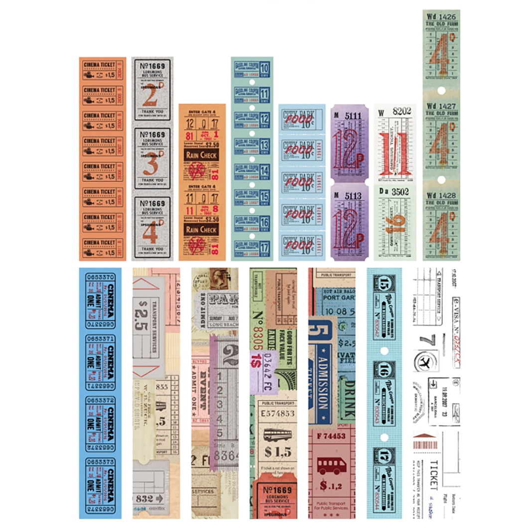 Autocollants de Papier Scrapbook Rétro : 30 Pcs Autocollants de Planificateur DIY Fournitures de Journalisation