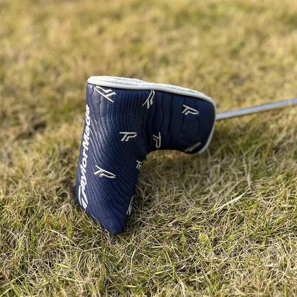 Housse de Tête de Putter de Golf - Style Lame Bleue avec Broderie, Protecteur de Tête de Club Universel avec Broderie LQH001-GEFQT520