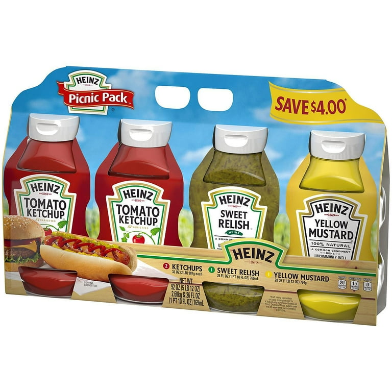 Heinz Picnic Variety Pack, 4 Ct - Walmart.com