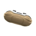 thumbnail image 1 of Bunblic Porte-Lunettes pour Pare-Soleil de Voiture, Organisateur de Pare-Soleil Portable, Coque Rigide, Robuste, Rangement pour Lunettes Beige, 1 of 8