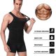 thumbnail image 5 of Camisas de compresión para hombre, moldeador de cuerpo, camiseta interior adelgazante para ginecomastia, entrenador de cintura sin costuras, faja para perder peso muscular y vientre, 5 of 5