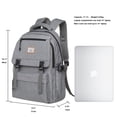 thumbnail image 2 of KAUKKO Mochila elegante para computadora portátil Mochila multipropósito, 17.11L (23 gris) KAUKKO KS23-Grey, 2 of 5
