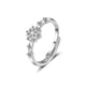 thumbnail image 1 of Qarigey Anillo de apertura para mujer, joyería de mano abierta decorativa brillante de cobre, decoración de vestido exquisita para fiesta de boda, Ropa, zapatos y accesorios Miscelánea Qarigey AP017203-01, 1 of 6