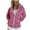 Pink, variant on Diufon Zip Up Hooded Sweatshirts for Women Fall Winter Warm Long Sleeve Jackets Casual Loose Coats with Pockets