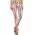 thumbnail image 3 of Women Casual Daily Wear Jeggings, All Stripe American Flag Print, S/M, 1 Piece, 3 of 5