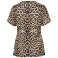 thumbnail image 2 of Pntutb Blusa de uniforme de trabajo con cuello en V y manga corta para mujer Pntutb Pntutb-1016, 2 of 3