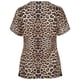 thumbnail image 2 of Pntutb Blusa de uniforme de trabajo con cuello en V y manga corta para mujer Pntutb Pntutb-1016, 2 of 3