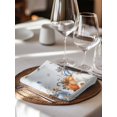thumbnail image 6 of Fall Blue Maple Cloth Napkins Set of 4 Reusable Dinner Napkins, Thanksgiving Pumpkins Daisy Country Leaves Cocktail Napkin Washable Table Napkins for Wedding/Holiday Party/Baby Shower 20"x20", 6 of 7