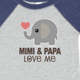 thumbnail image 4 of Inktastic Mimi and Papa Love Me Elephant Boys or Girls Baby Bodysuit, 4 of 5