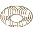 thumbnail image 2 of 36"OD x 13 1/8"ID x 1/4"T Empire Wood Fretwork Pierced Ceiling Medallion, Red Oak, 2 of 3