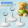 thumbnail image 4 of 4 Pcs Doll Stands Brackets Portable Doll Support Stands Practical Dolls Storage Racks for Home Shop, 4 of 4