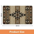thumbnail image 2 of Upgrade Your Space with Luxury Boho Bathroom Rugs: Non-Slip Aztec Bath Mat, Soft, Absorbent, and Stylish Western Geometric Design - Perfect for Any Decor, 20x32 Inch, 2 of 5