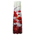 thumbnail image 4 of Capreze Women Long Maxi Dresses V Neck Summer Beach Sundress Sleeveless Tank Dress Kaftan Floral Print Style H M, 4 of 4
