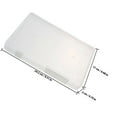 thumbnail image 5 of LOLIPPYY Set of 2 Waterproof White Plastic Storage Bins with Lids for Organizing Office Supplies and A5 Documents, 5 of 8