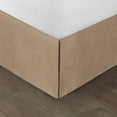 thumbnail image 2 of Global Trends Burlap Bed Skirt, Natural, King, 15-Inch Drop Length, 2 of 7